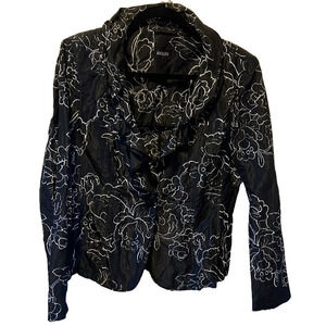 Basler Floral Embroidered Lightweight Blazer